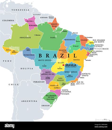 Federative units of Brazil .